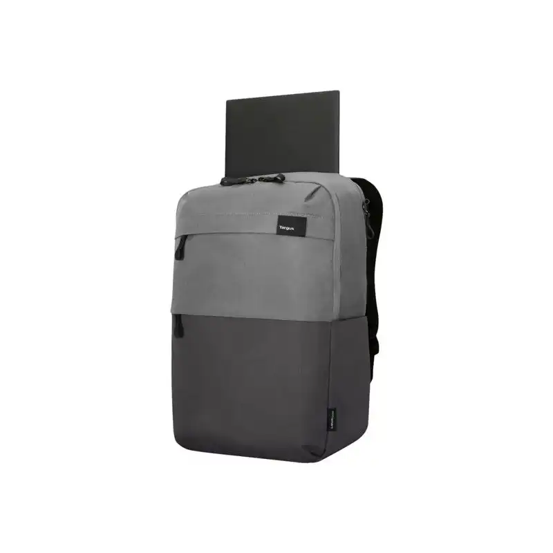 Targus Sagano EcoSmart Travel - Sac à dos pour ordinateur portable - 15.16" - gris, noir (TBB634GL)_1